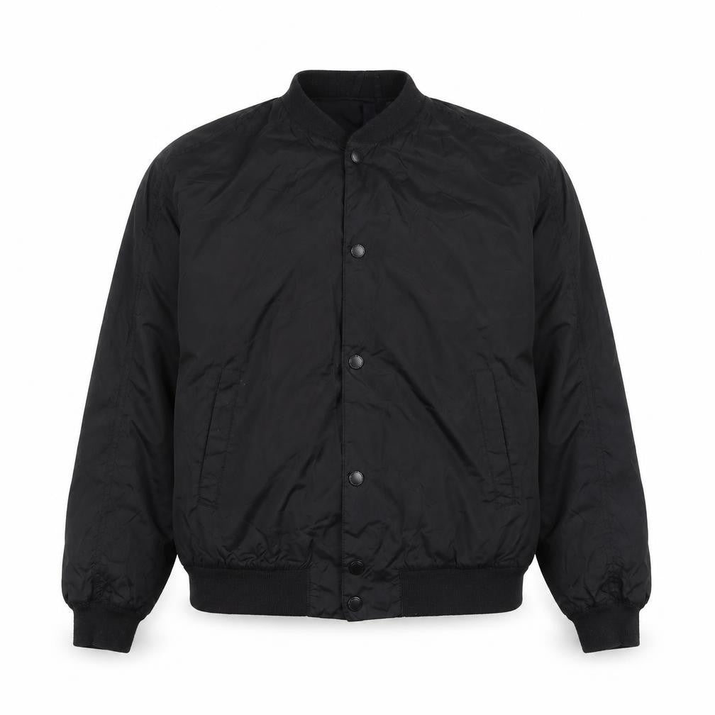 H&M Men’s Black Bomber Jacket Size S Lightweight Polyamide