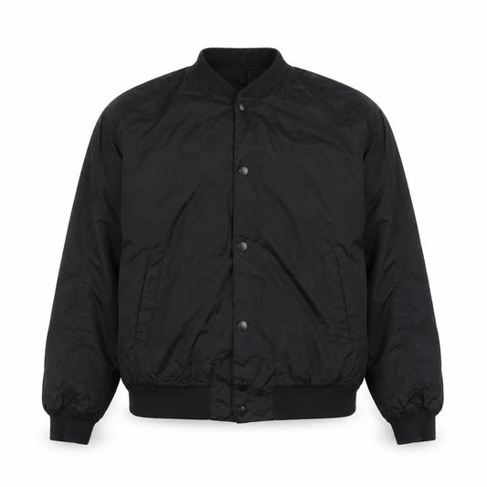H&M Men’s Black Bomber Jacket Size S Lightweight Polyamide