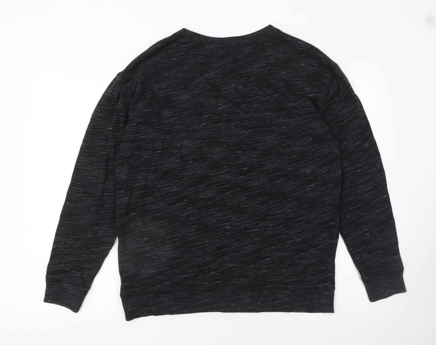 Victoria's Secret PINK Women's Black Cotton Blend Pullover Sweatshirt Size 12