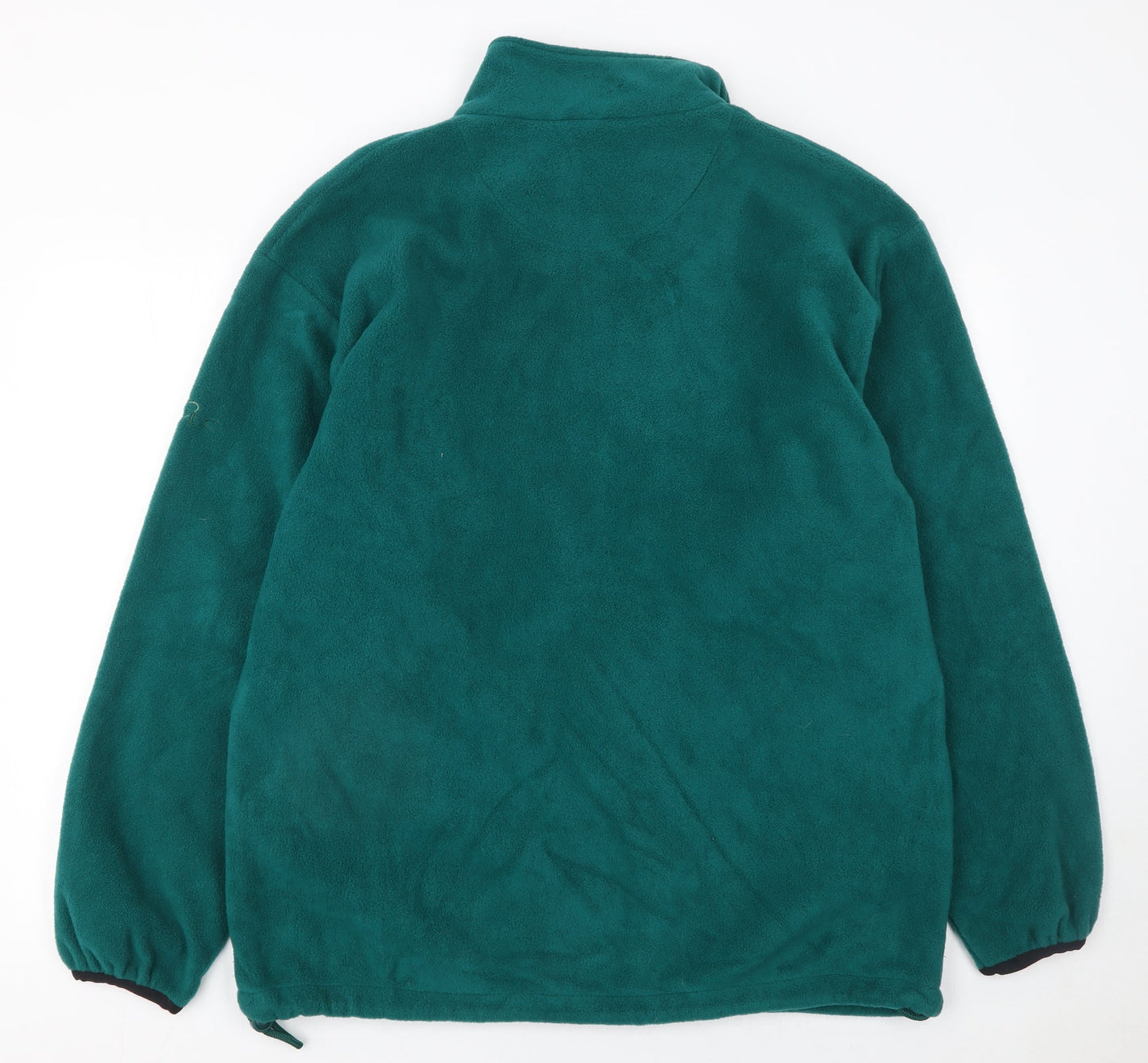 GTC Men's Green Fleece 1/2 Zip Pullover Sweatshirt Size M