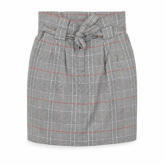 Miss Selfridge Women’s Check Tweed Belted Pencil Skirt UK 6 Multicoloured