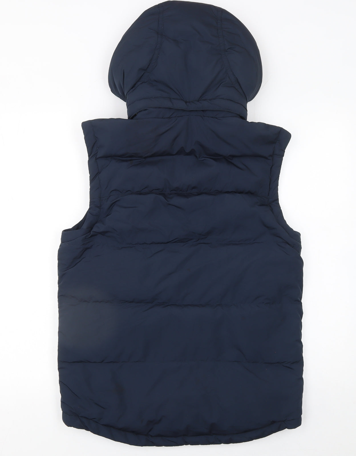 Jack Wills Men's Blue XS Hooded Puffer Gilet Waistcoat
