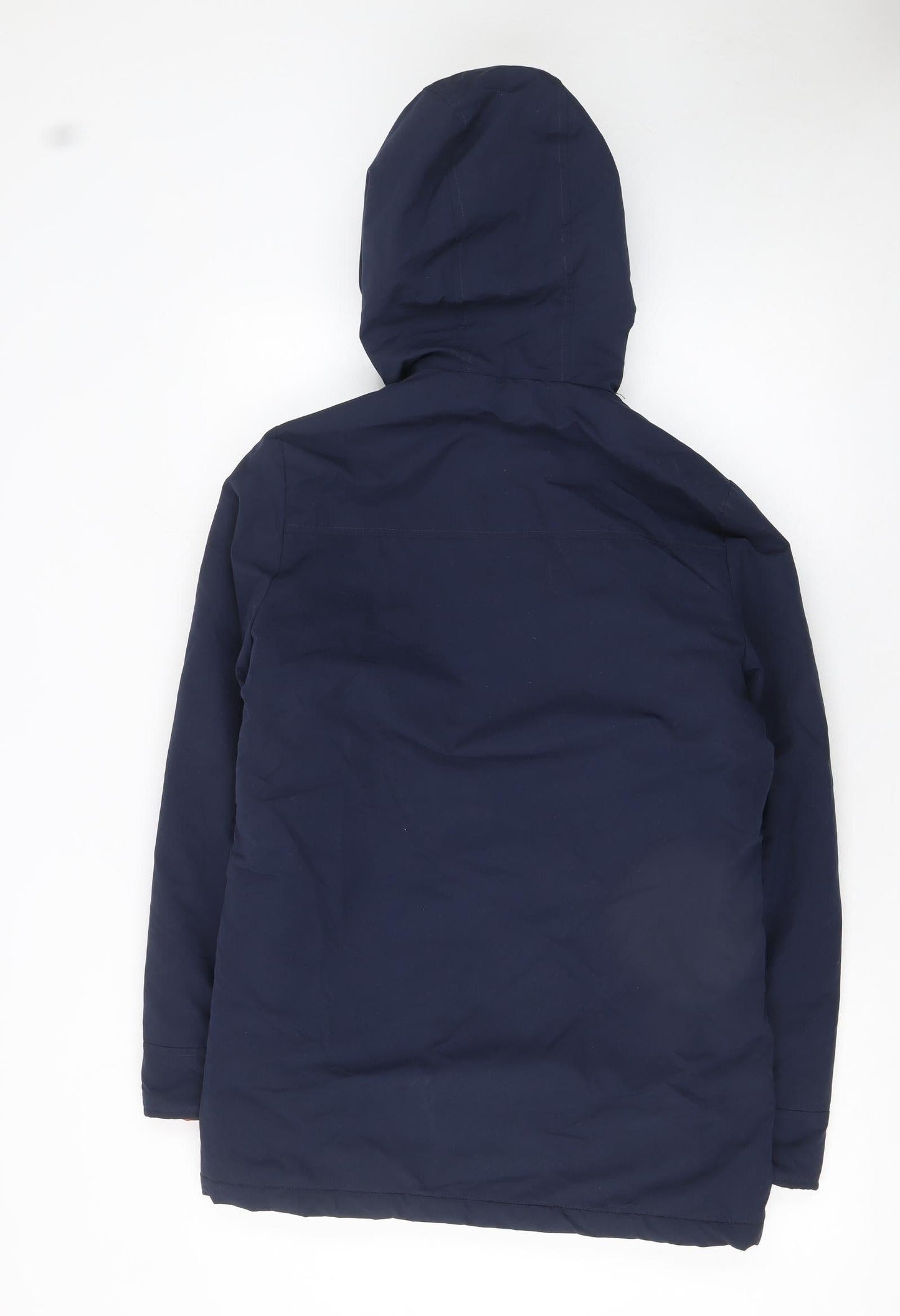 Jack & Jones Boys Blue Hooded Padded Parka Coat Age 14 Years 164cm