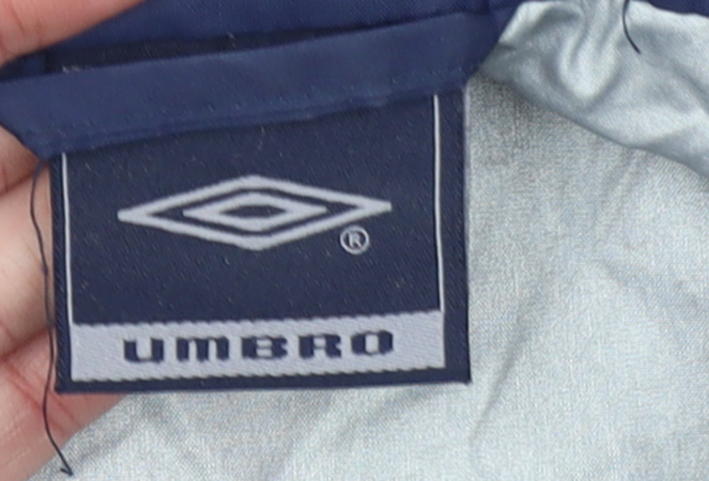 Umbro Men's Blue XL Windbreaker Jacket Lightweight Sportswear