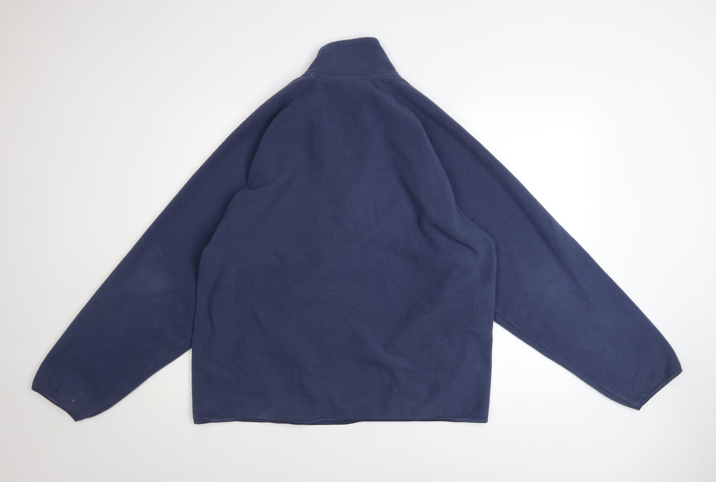 Animal Womens Blue Half Zip Fleece Sweatshirt UK 16 Pullover
