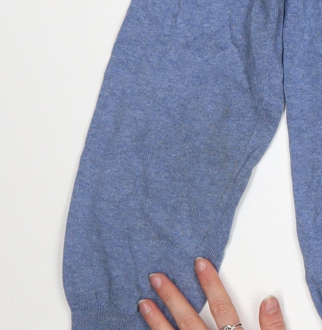 Crew Clothing Men’s Blue Cotton Pullover Jumper Size S