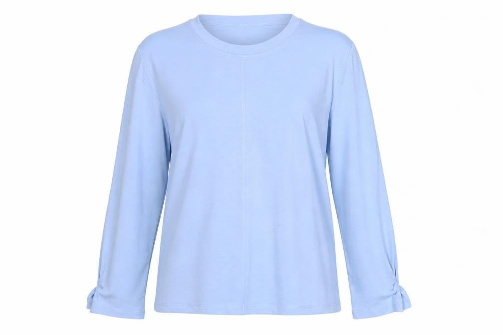 Great Plains Women Blue Pullover Sweatshirt Size 14 L Long Sleeve