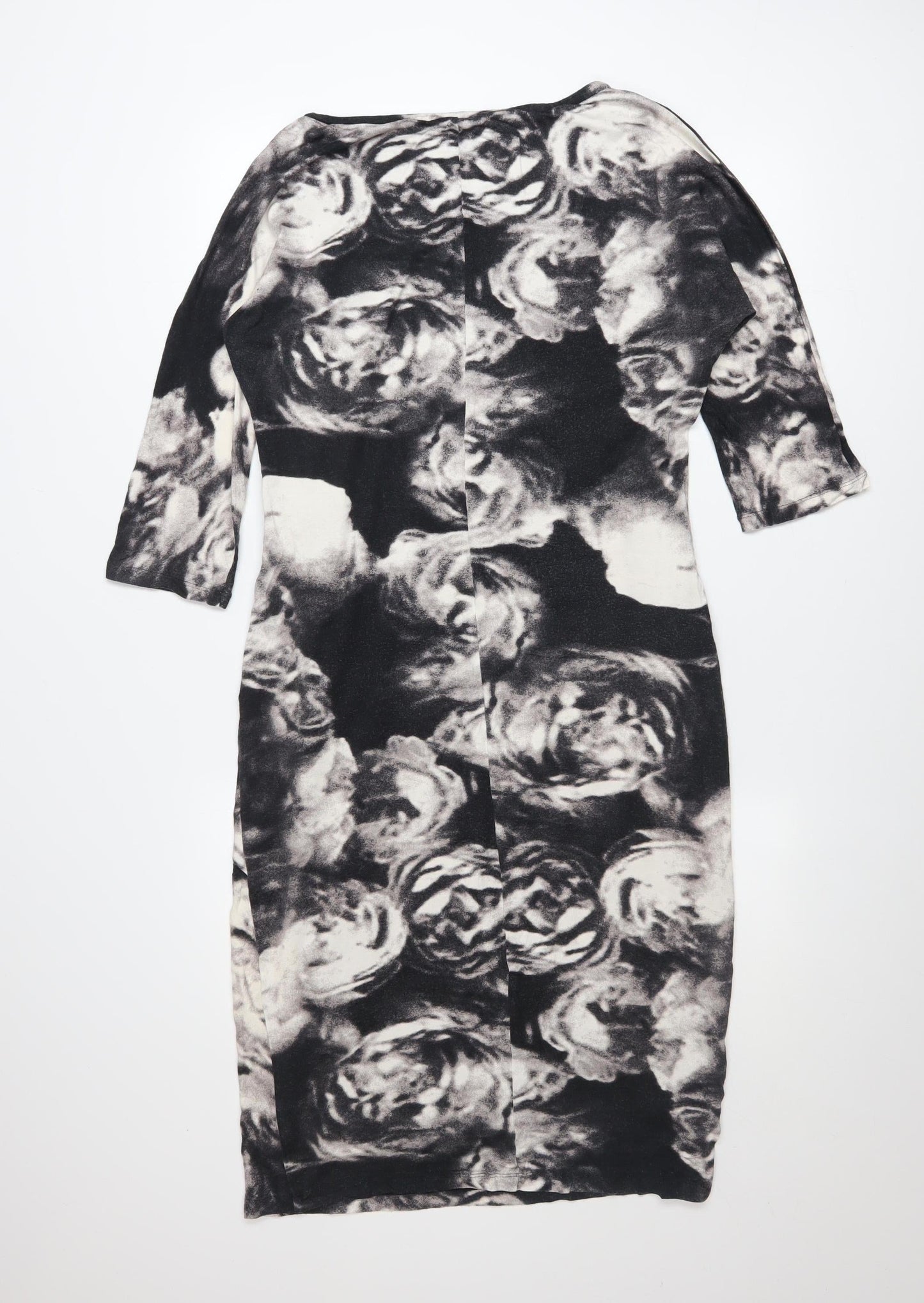 Damsel in a Dress Women's Black Floral Twist Bodycon Size 14