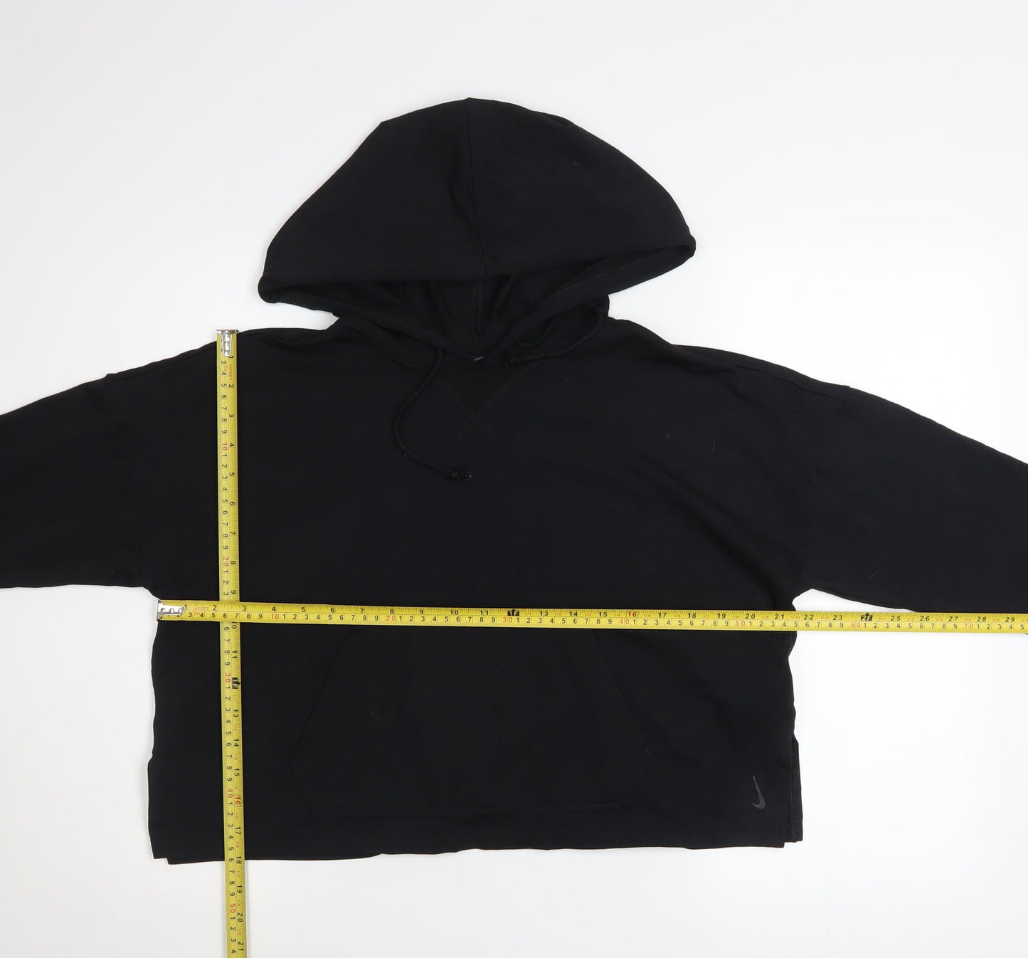 Nike Women's Black Dri-FIT Pullover Hoodie Size M Relaxed Fit