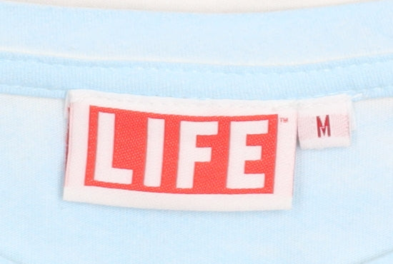 LIFE Men's Multicoloured Baywatch Graphic Crew Neck T-Shirt Size M
