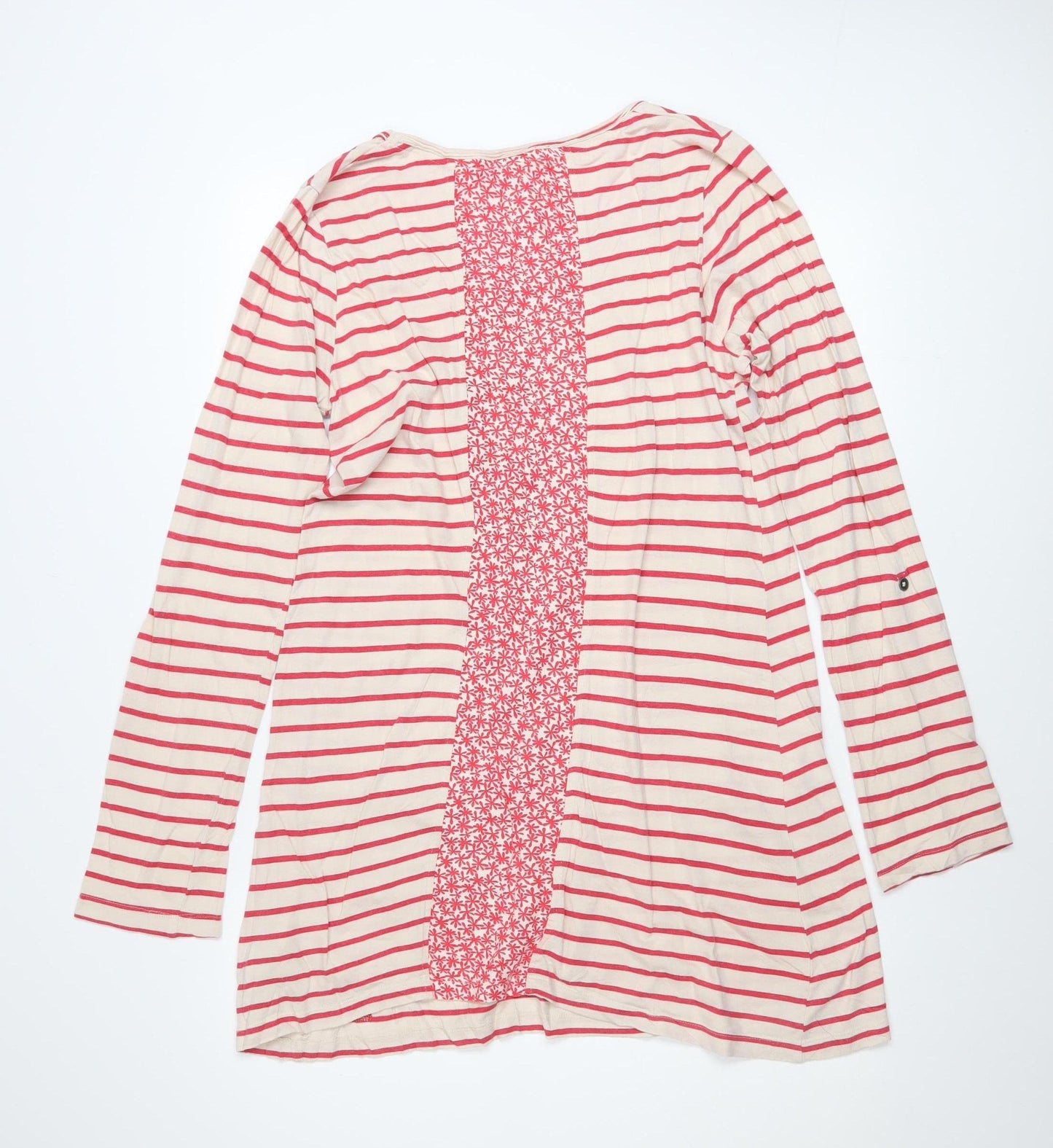 Weird Fish Women’s Multicoloured Size 12 Striped T-Shirt Dress