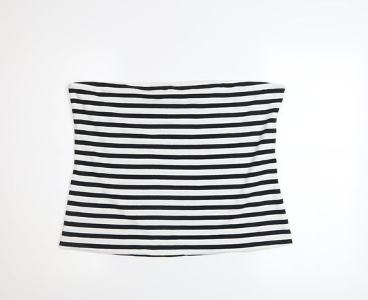 Marks and Spencer Women’s Multicoloured Striped Strapless Top XL