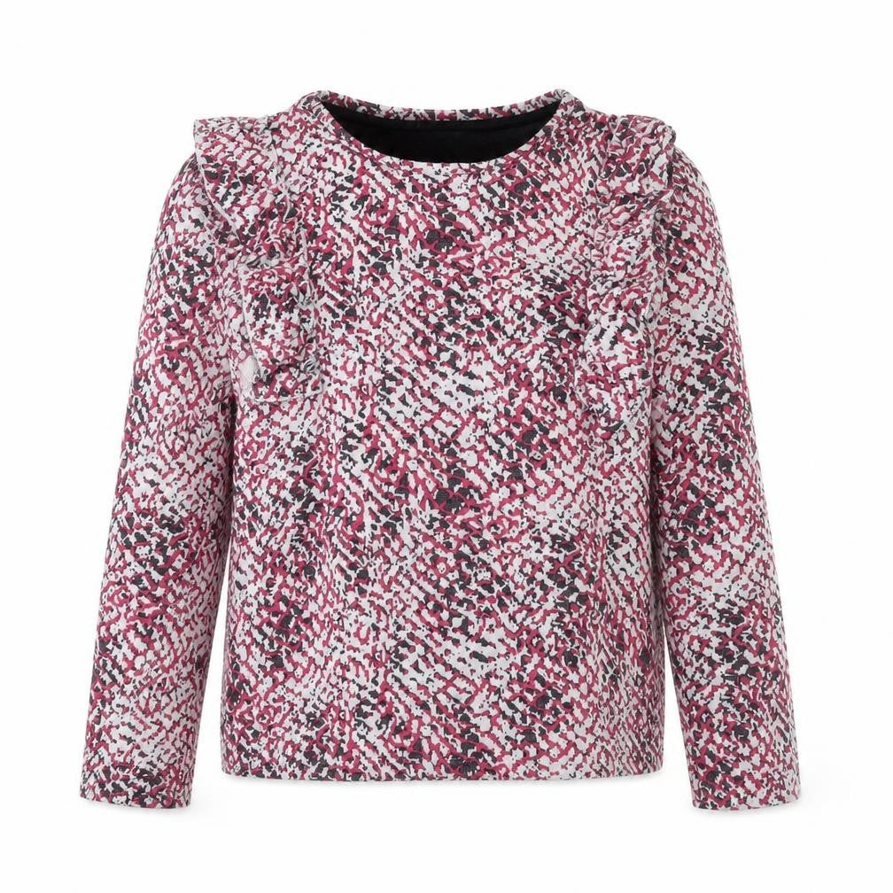 Savida Women’s Multicoloured Ruffle Long Sleeve Blouse Size 10