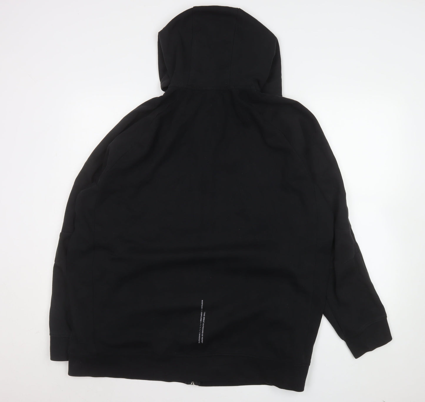 -9° PEAK Men Black 2XL Hooded Full Zip Casual Jacket