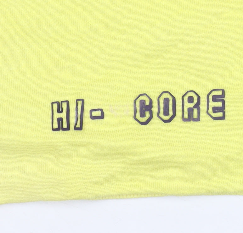 Sfera Boys Yellow Hoodie 9 Years Pullover Colourblock Graphic Sweatshirt