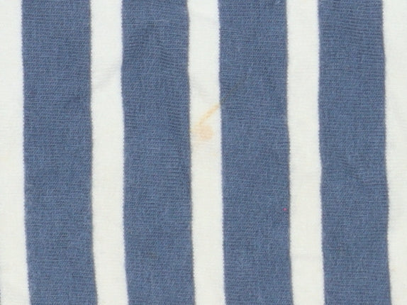 Carolyn Donnelly The Edit Womens Blue White Striped Cotton Hoodie UK L
