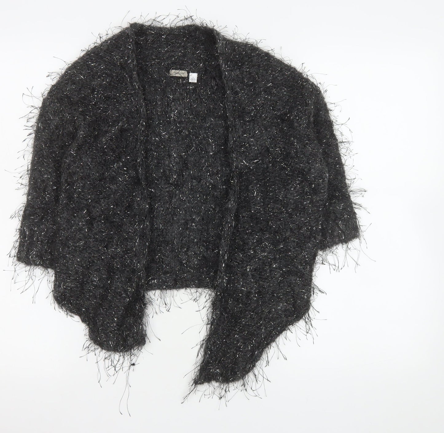 Coercion Women’s Grey Mohair Blend Open Cardigan Size 10