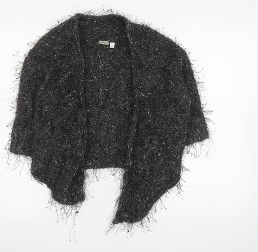 Coercion Women’s Grey Mohair Blend Open Cardigan Size 10