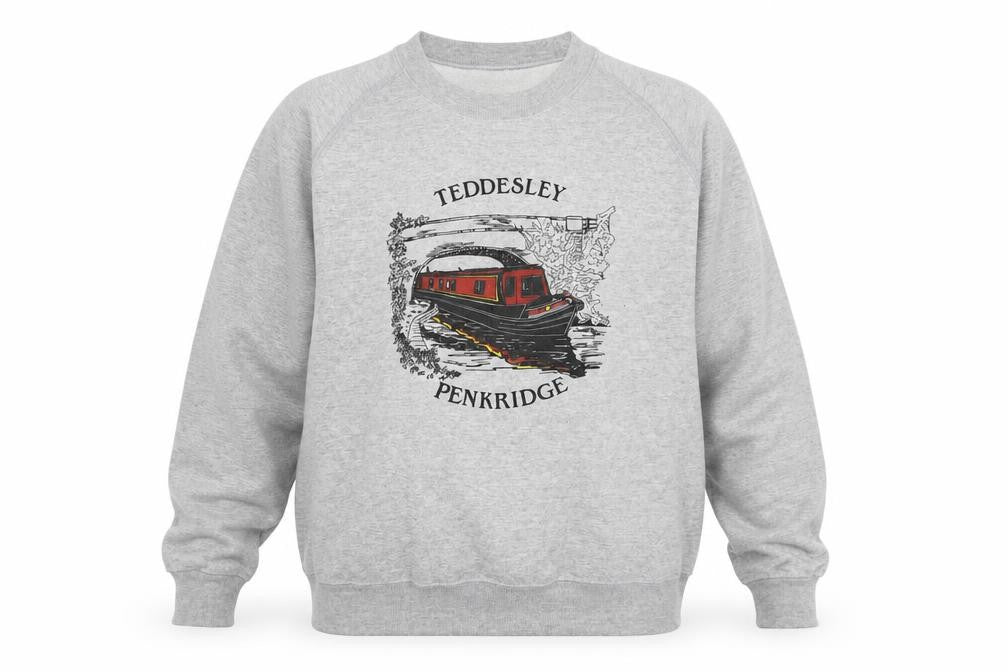 Jerzees Mens Grey XL Pullover Sweatshirt Nautical Graphic Print