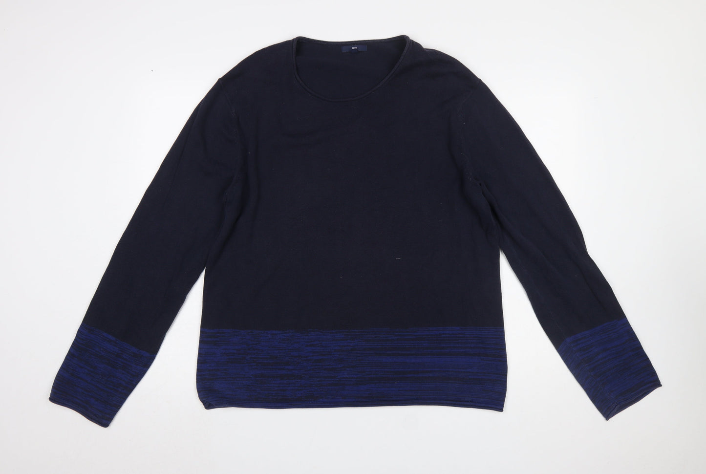 Gap Women’s Blue Cotton Pullover Jumper XL Long Sleeve Knit