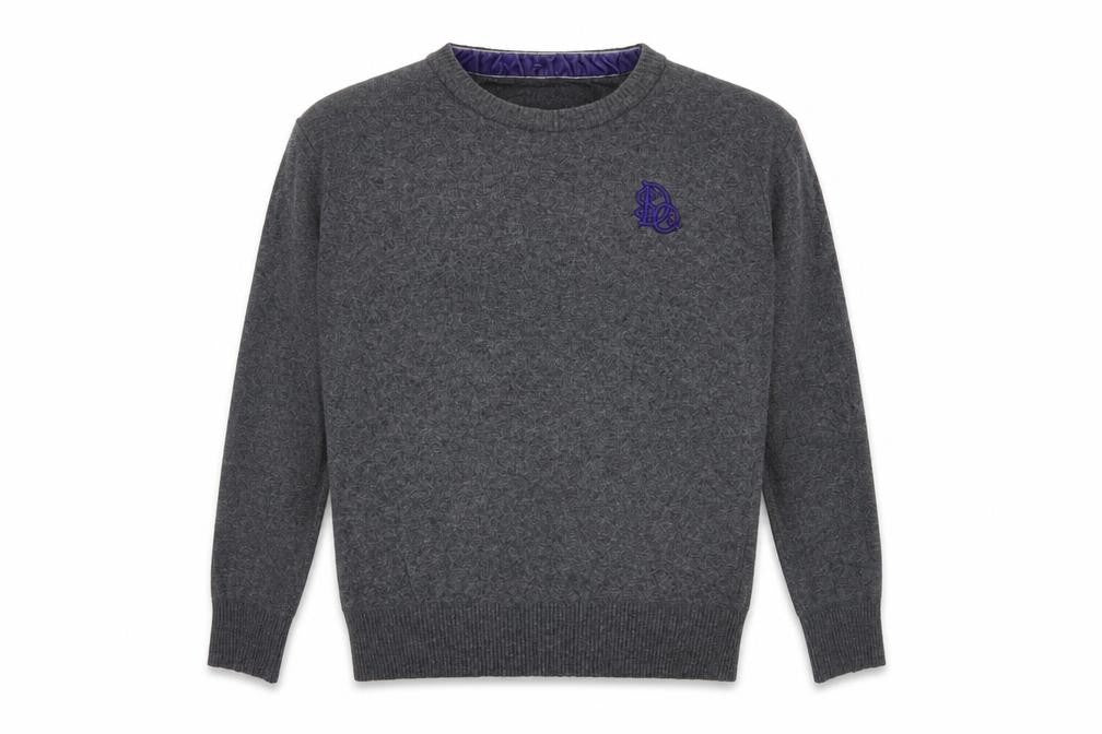 Superdry Men’s Grey Crew Neck Angora Blend Pullover Jumper M