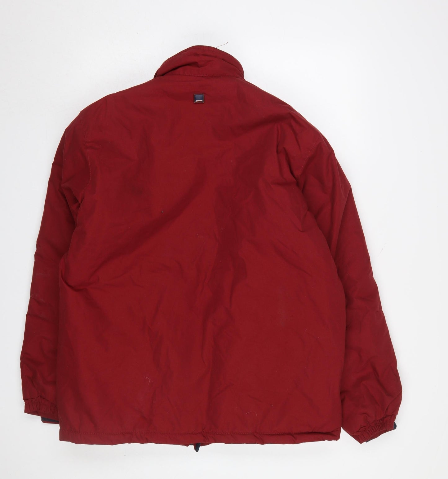 Cedarwood State Men's Red Puffer Jacket S Polyester Winter Coat