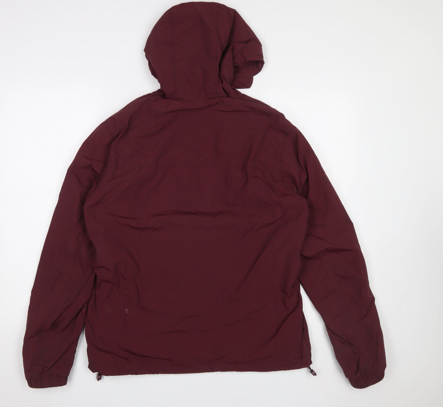 Lyle & Scott Men's Red Hooded Parka Jacket Size S