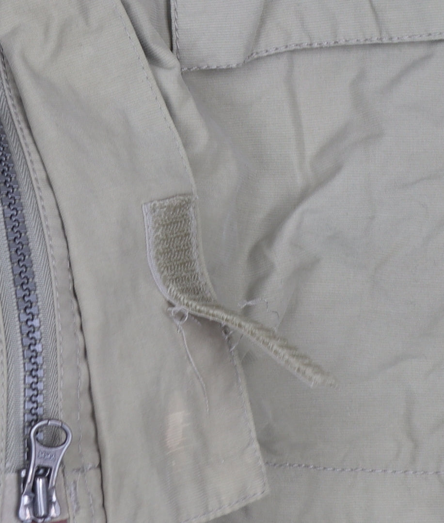 Timberland Men’s Beige Hooded Parka Jacket M Weathergear Full Zip