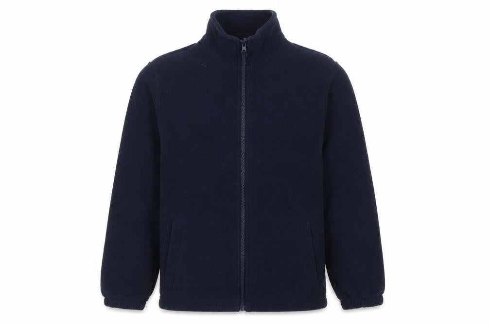 Mountain Warehouse Men Navy Blue Small Fleece Full Zip Jacket
