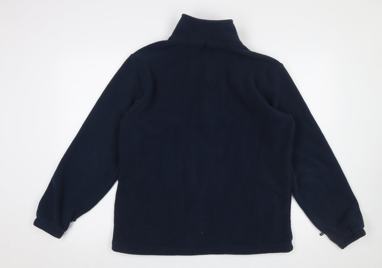 Mountain Warehouse Men Navy Blue Small Fleece Full Zip Jacket