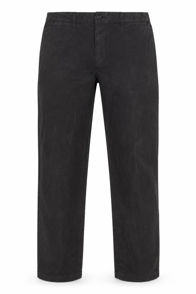 Massimo Dutti Men's Black Chino Trousers Size M Regular Fit