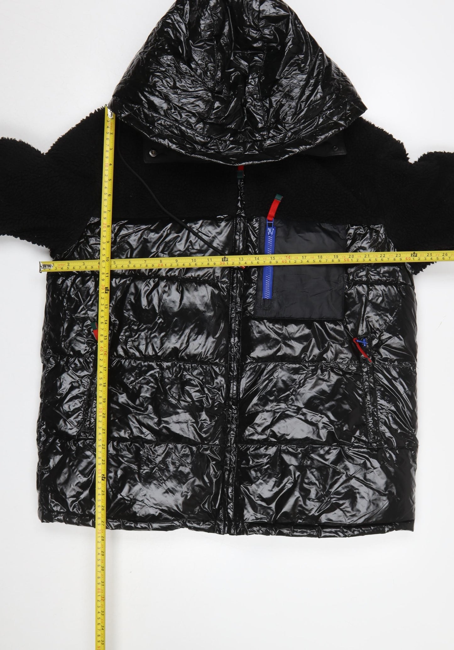 Zara Womens Black Hooded Puffer Jacket Size L Quilted Winter Coat