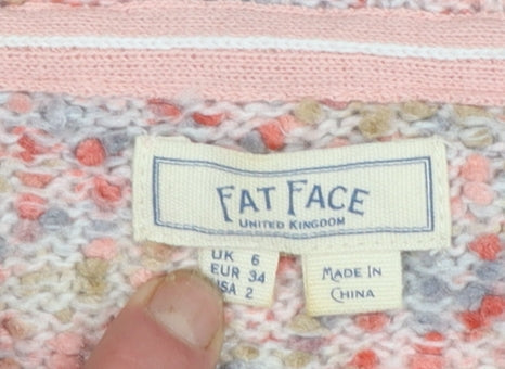 Fat Face Womens Multicoloured Knit Pullover Jumper UK 6