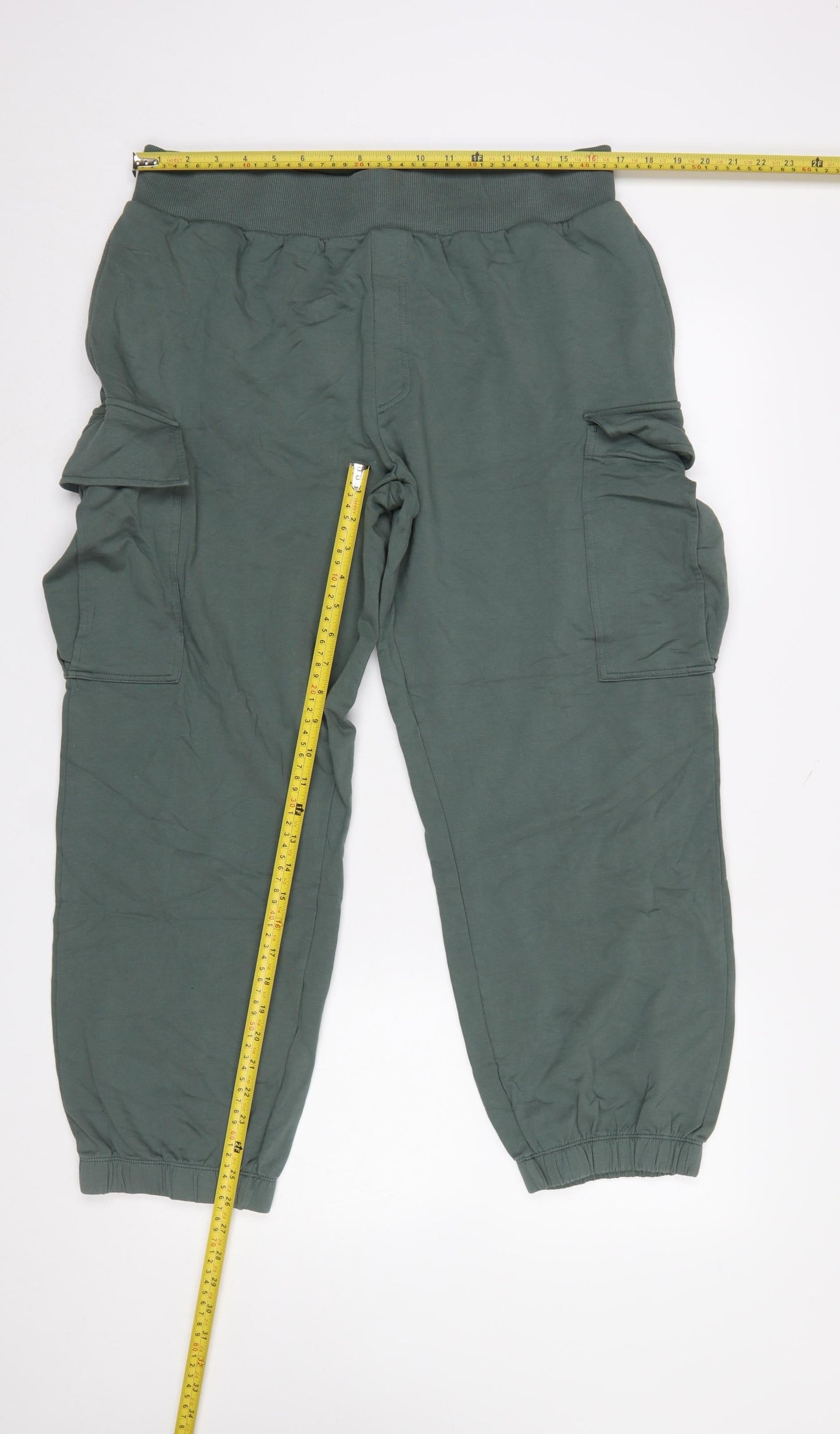 Carolyn Donnelly Women’s Green Cargo Jersey Trousers L Lightweight