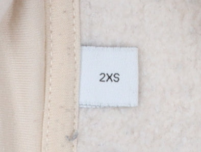 Collusion Men's Beige Pullover Hoodie XS Graphic Print Fleece