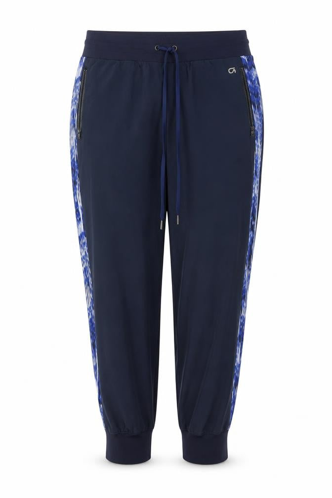 GapFit Women's Blue Medium Jogger Trousers with Zip Pockets