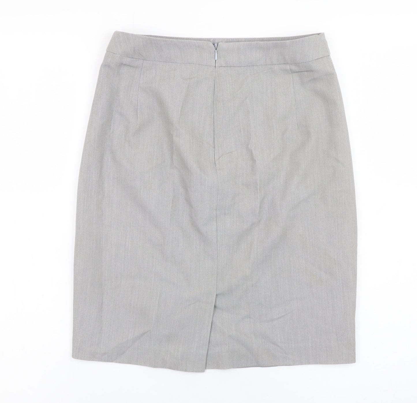 French Connection Women’s Grey Pencil Skirt Size 6 Lined Workwear