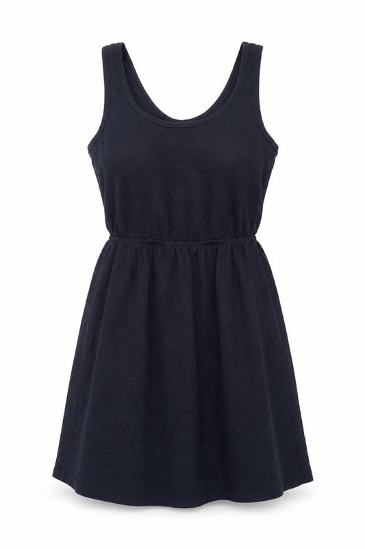 BlueSteel Women Black Short Tank Dress Size S Scoop Neck Cut Out