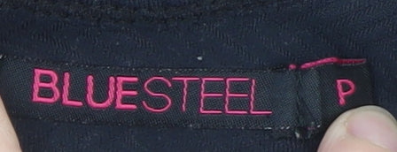 BlueSteel Women Black Short Tank Dress Size S Scoop Neck Cut Out