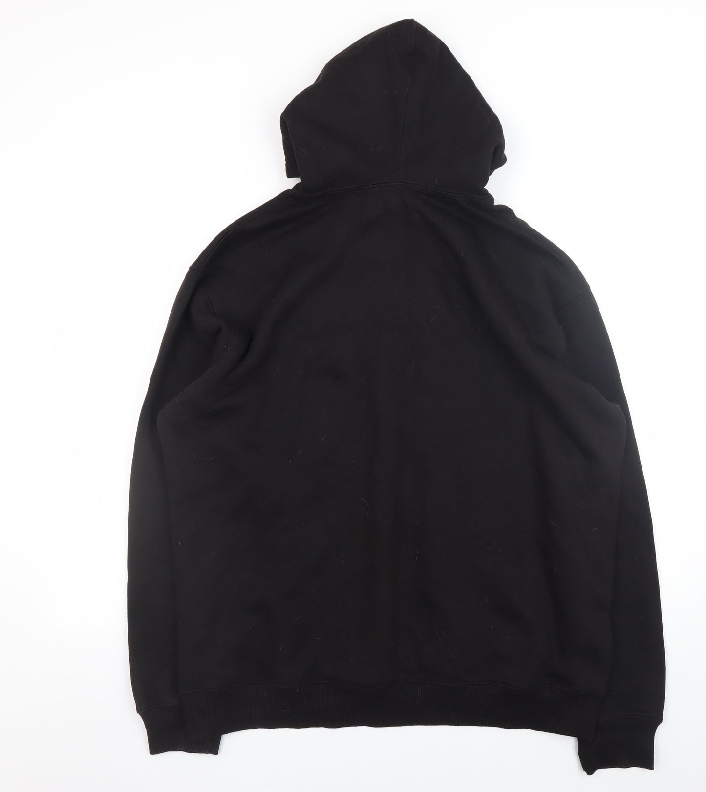 boohooMAN Men’s Black Training Dept Pullover Hoodie Size M