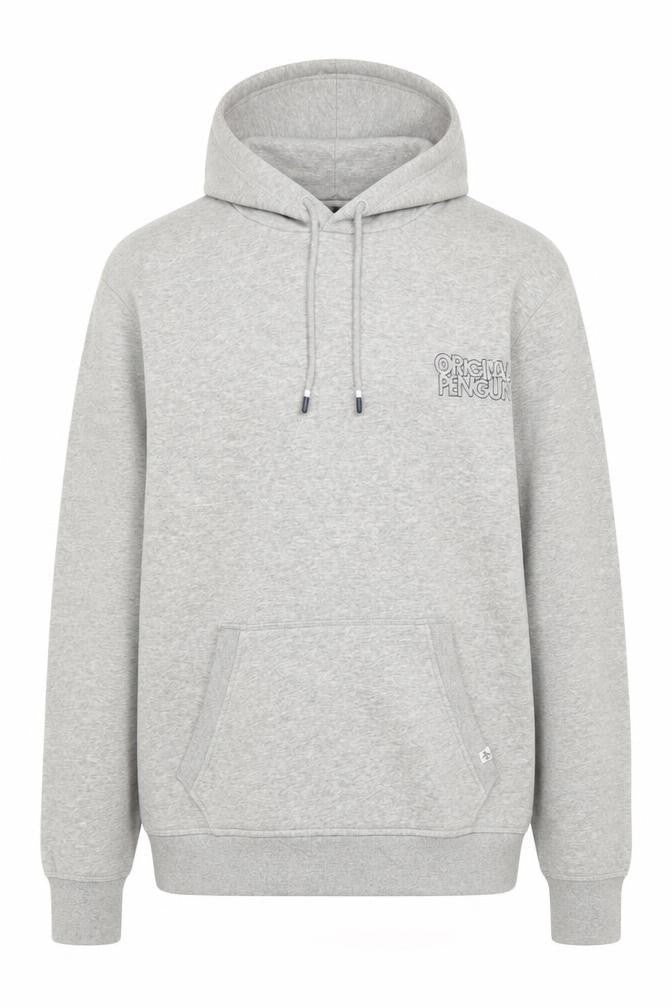 Original Penguin Men's Grey Pullover Hoodie XL Logo Fleece Sweatshirt
