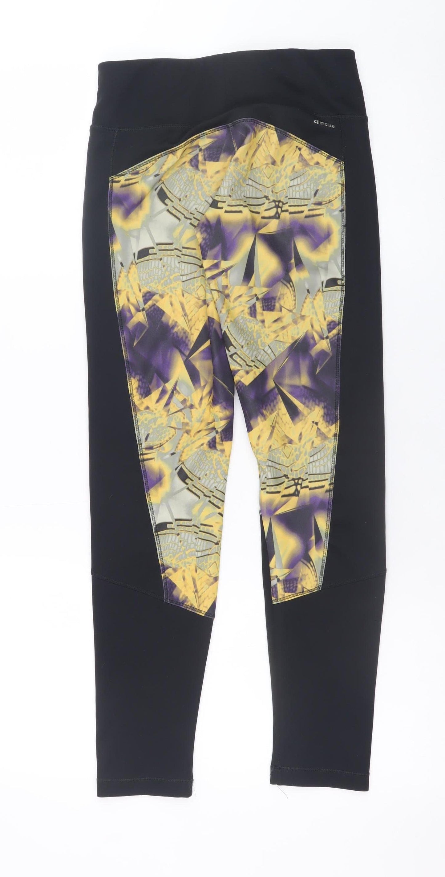 Adidas Teens Multicoloured Techfit Climalite Ankle Leggings Size 11-12Y