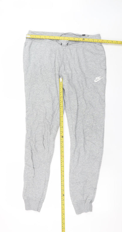 Nike Men's Grey Joggers Medium Regular Fit Sportswear