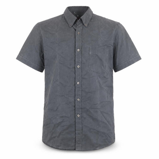 Burton Menswear Grey Short Sleeve Button-Up Shirt Size S