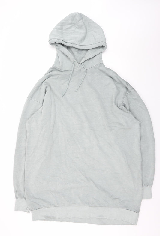 Weekday Women Grey M Hoodie T-Shirt Dress Casual Wear