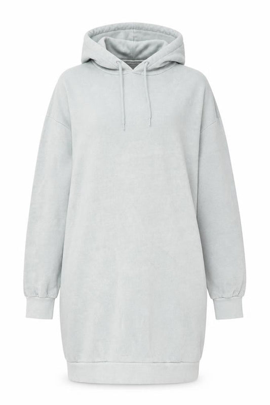 Weekday Women Grey M Hoodie T-Shirt Dress Casual Wear