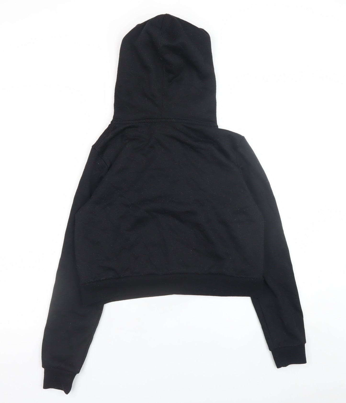 Slazenger Women’s Black Full Zip Cropped Hoodie UK 8 S