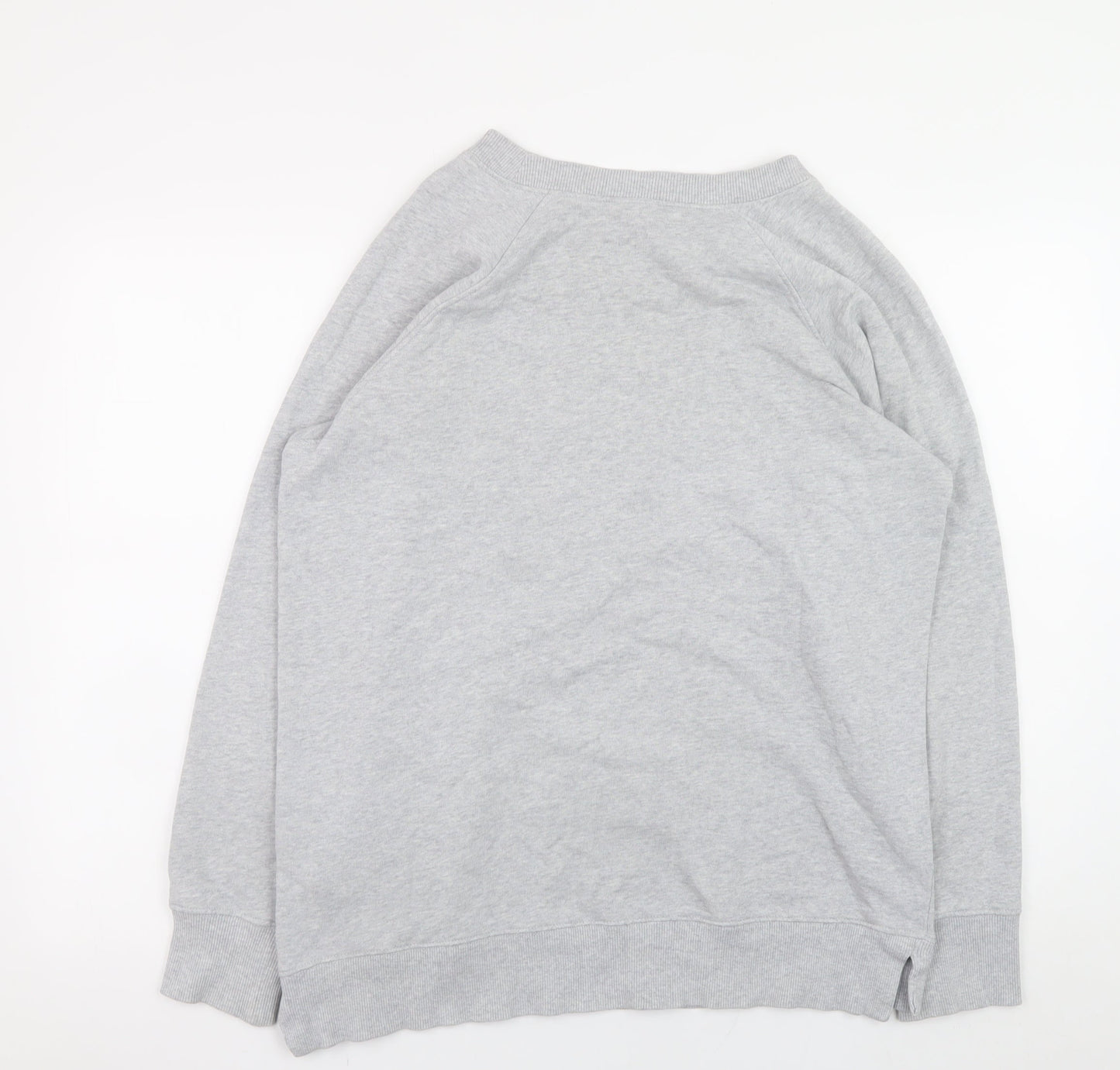 Ivy Park Womens Grey Sequin Logo Pullover Sweatshirt XXS