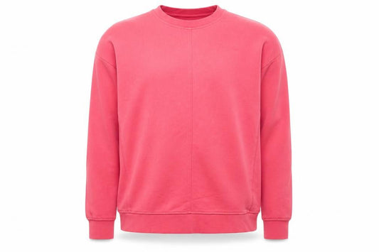 Lands' End Men's Pink Pullover Crew Neck Sweatshirt Size L