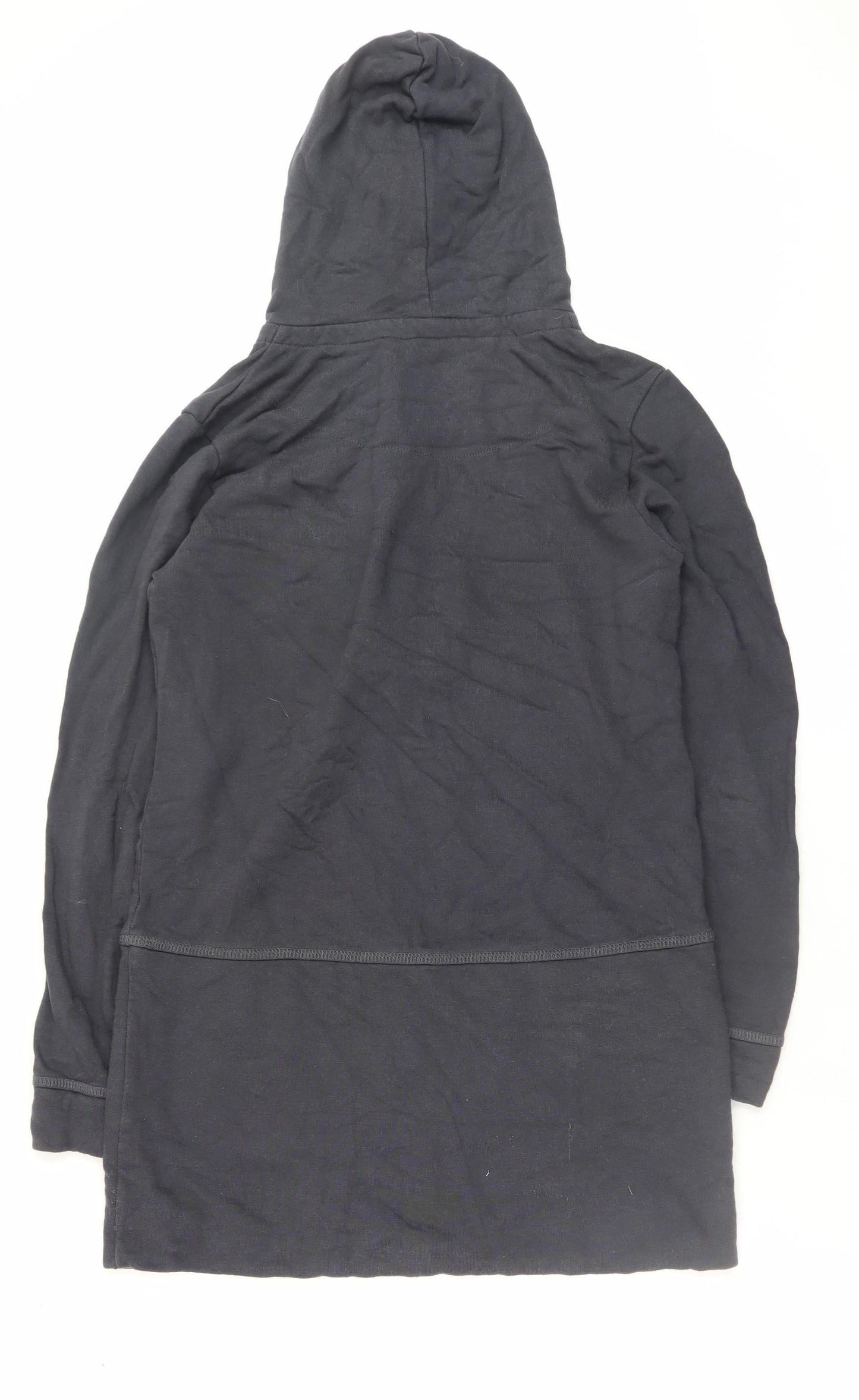 BAM Women’s Black Bamboo Long Sleeve Hooded Jumper Dress Size 8